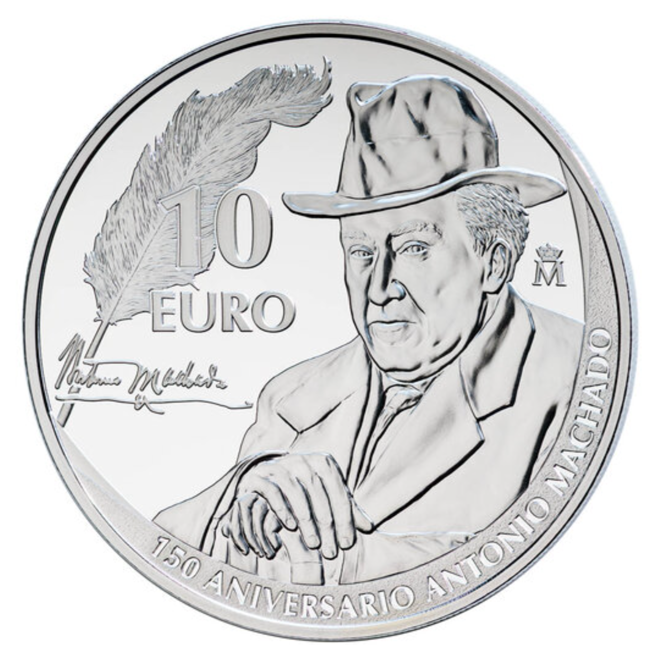 2025 150 years Antonio Machado - 10€ Spain Proof